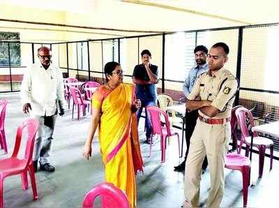 ಮತ ಎಣಿಕೆ ಕೇಂದ್ರ ಅಂತಿಮ ಸಿದ್ಧತೆ ಪರಿಶೀಲನೆ