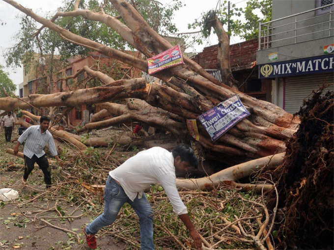 आगरा में सबसे अधिक प्रभाव दिखा