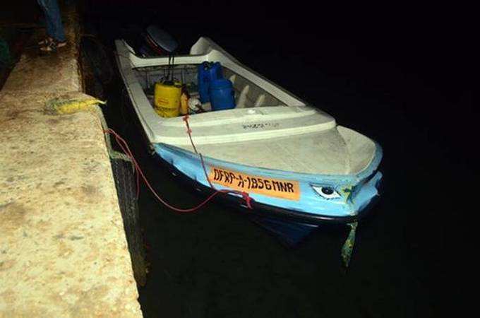 Fibre Boat used by refugees