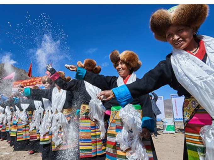 तिब्बत में भी होता है पारंपरिक आयोजन