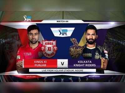 IPL 11, KXIPvsKKR: ৩১ রানে জয়ী কলকাতা