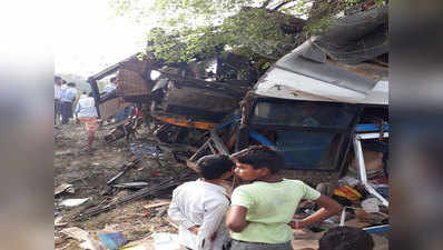 सीतापुर: बस दुर्घटनाग्रस्‍त, एक यात्री की मौत, 25 घायल