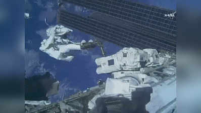 नासा के अंतरिक्षयात्रियों ने साढ़ें 6 घंटे का स्पेसवॉक किया