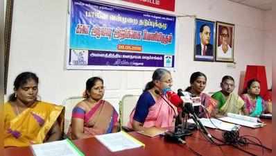 சுகாதாரத்துறை அமைச்சர் அழகாக இருப்பதாக சொன்னதும் பாலியல் தொல்லைதான்: உ. வாசுகி