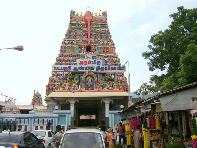 3. Sri Vadapalani Andavar Temple