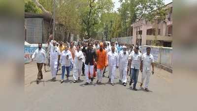 मंदिर बचाव कृती समितीचा मोर्चा