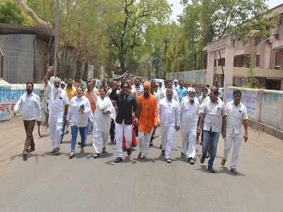 मंदिर बचाव कृती समितीचा मोर्चा