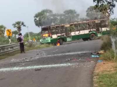 தூத்துக்குடியில் இன்று அரசு பேருந்து எரிப்பு... 144 தடை உத்தரவு மேலும் நீட்டிப்பு..!!