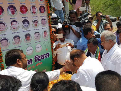 झीरम घाटी से शुरू हुई कांग्रेस की संकल्प यात्रा