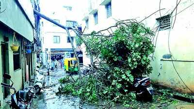 ಬೆಳಗಾವಿ: ಭಾರಿ ಮಳೆಗೆ ತತ್ತರಿಸಿದ ಜನಜೀವನ