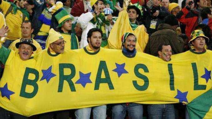 Brazil fans.