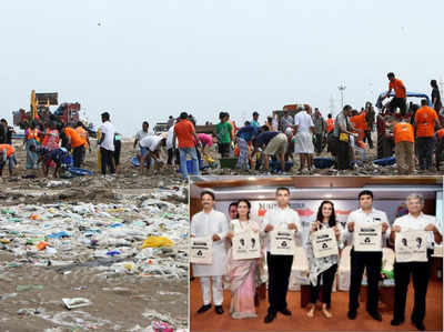 दक्षिण मुंबई में प्लास्टिक के खिलाफ मुहिम