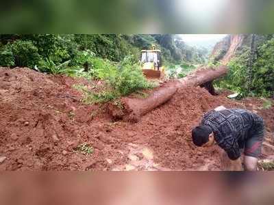 ಚಾರ್ಮಾಡಿಯಲ್ಲಿ ಮತ್ತೆ ಭೂಕುಸಿತ