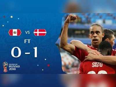 Peru vs Denmark: கடைசி வரை கோல் அடிக்காத பெருவை வீழ்த்தியது டென்மார்க்