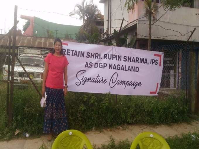 डीजीपी रुपिन शर्मा के समर्थन में चलाया जा रहा हस्ताक्षर अभियान