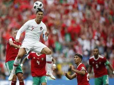 फीफा विश्व कप 2018: रोनाल्डो के गोल से पुर्तगाल ने मोरक्को को 1-0 से हराया