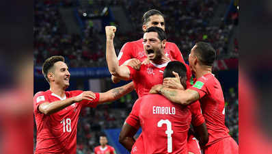 फीफा विश्व कप 2018: कोस्टा रिका से ड्रॉ खेल स्विट्जरलैंड अंतिम-16 में