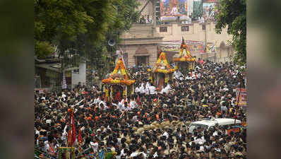 अहमदाबाद से शुरू हुई भगवान जगन्नाथ की रथ यात्रा, पहुंचे अमित शाह
