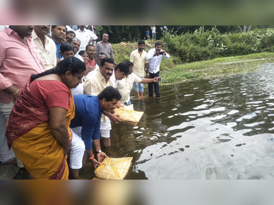 ಮಂಡ್ಯ ಜಿಲ್ಲೆಯ ಕೊಪ್ಪ ಕೆರೆಗೆ ಬಾಗಿನ ಅರ್ಪಣೆ