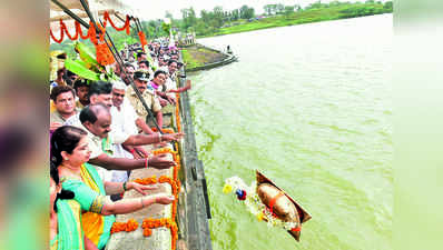 ಹಾರಂಗಿಗೆ ಸಿಎಂ ಬಾಗಿನ ಅರ್ಪಣೆ