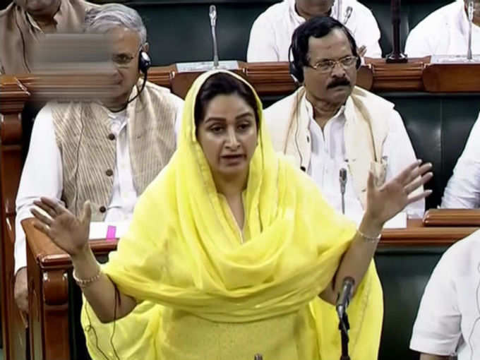 Union Minister Harsimrat Kaur Badal