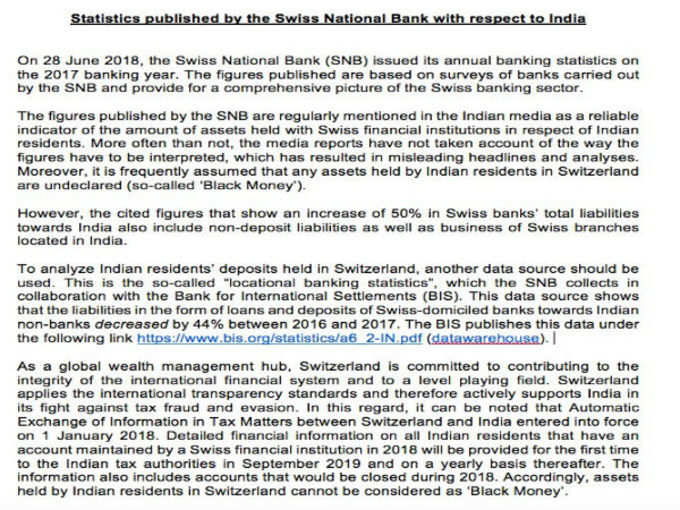 swiss national bank official numbers