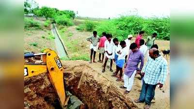 ಕಾಲುವೆ ಬಳಿ ಬೋಂಗಾ: ದುರಸ್ತಿ