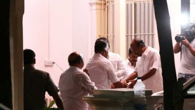 OPS Karunanidhi home