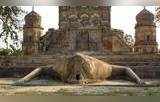 புகழ்பெற்ற தவளை கோயில், முதுகின் மேல் அமைக்கப்பட்ட சிவ லிங்க கோயில்