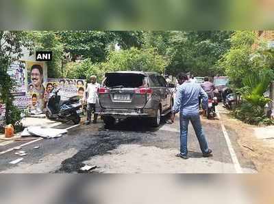 ടിടിവി ദിനകരൻ്റെ വീടിന് നേർക്ക് പെട്രോൾ ബോംബേറ്