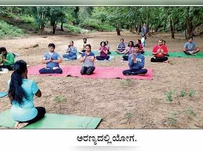 ರಾಗಿಹಳ್ಳಿ ಕಾಡಿನಲ್ಲಿ ಅರಣ್ಯ ಯೋಗ