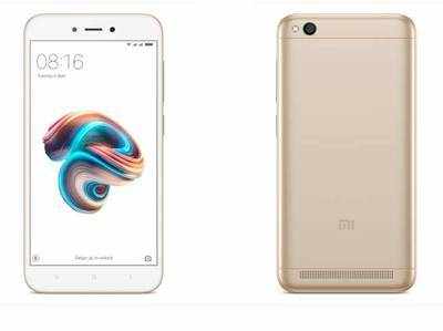 Xiaomi के Redmi 5A स्मार्टफोन की सेल आज; ये खास ऑफर्स