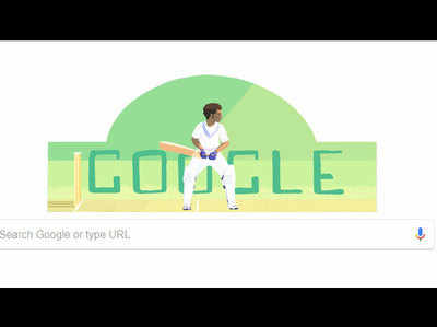 Google Doodle में आज क्रिकेटर Dilip Sardesai, आज है 78वां जन्मदिन