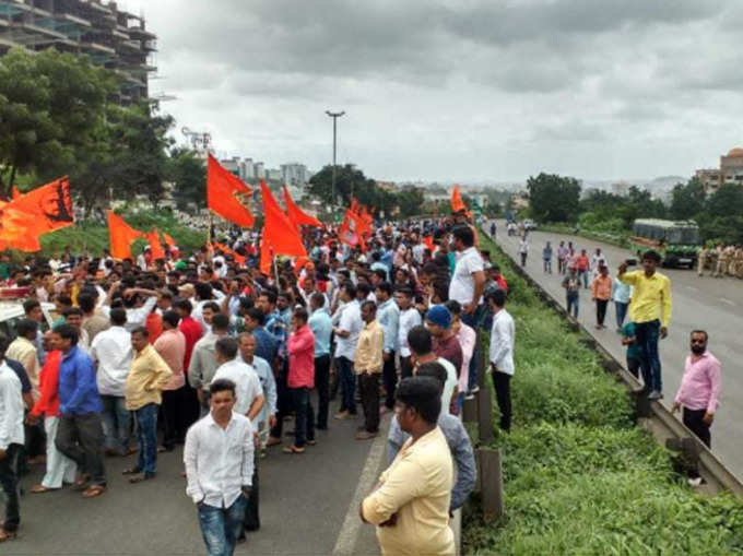 पुणे-बेंगलुरु हाइवे जाम