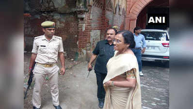मेरठ: मंत्री रीता बहुगुणा जोशी ने क‍िया मह‍िला शेल्‍टर होम का न‍िरीक्षण