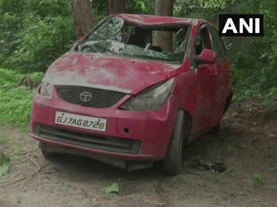 गुजरात के पंचमहल में कार नाले में ग‍िरी, 7 बच्‍चों की मौत