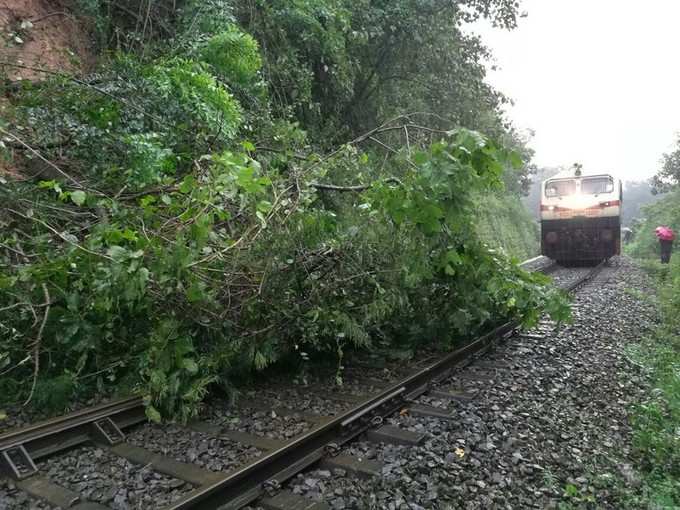 ರೈಲು ಸಂಚಾರ ಸ್ಥಗಿತ