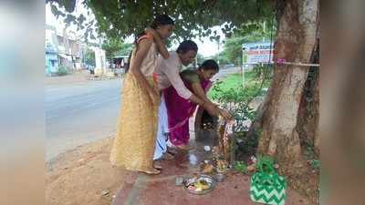 ನಾಗರ ಪಂಚಮಿ ಆಚರಣೆ : ನಾಗಪ್ಪ ಮೂರ್ತಿಗೆ ಹಾಲೆರೆದ ಭಕ್ತರು