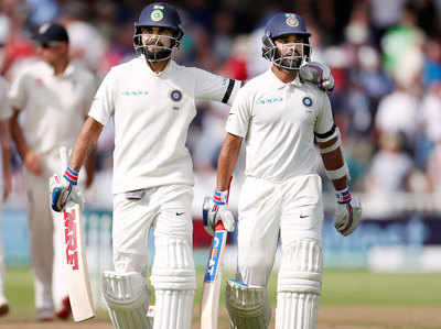 India vs England 3rd Test: विराट कोहली-अजिंक्य रहाणे पहले दिन छाए, भारत 307/6