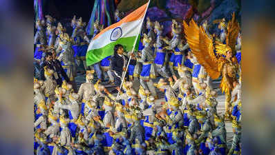 एशियन गेम्स: भारतीय दल के ध्वज वाहक बने नीरज चोपड़ा, ओपनिंग सेरिमनी में ये रहा खास