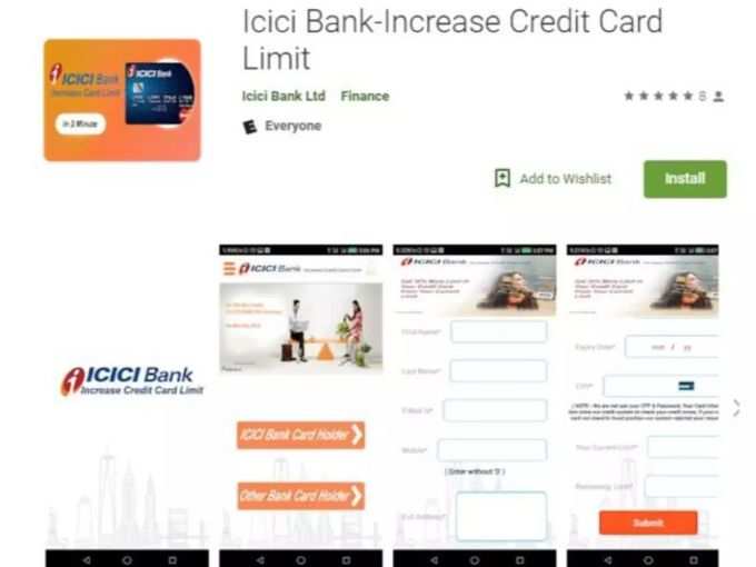 Icici Bank- Increase Credit Card Limit