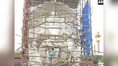 हैदराबाद: 150 कारीगरों बना रहे हैं 57 फीट ऊंची गणेश प्रत‍िमा