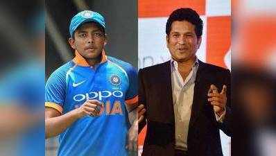 Sachin Tendulkar : யார் சொன்னாலும் உன் பேட்டிங் ஸ்டைலை மாற்றிவிடாதே- பிரித்வி ஷாக்கு சச்சின் அறிவுரை