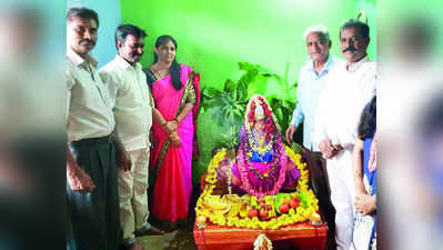 ಮುಸ್ಲಿಂ ಕುಟುಂಬದಲ್ಲಿ ವರಮಹಾಲಕ್ಷ್ಮೀ  ಹಬ್ಬ ಆಚರಣೆ