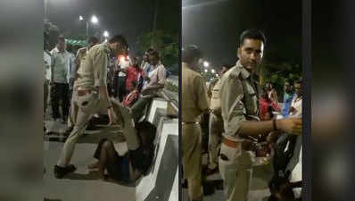 लखनऊ: पुलिसकर्मी ने ऑटो ड्राइवर को बेरहमी से पीटा, जानें पूरी कहानी