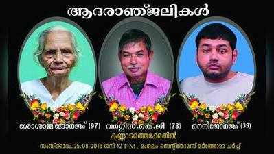 കിടപ്പിലായ മകനെ കെട്ടിപ്പിടിച്ച് മരണം വരിച്ച് ഒരു കുടുംബം