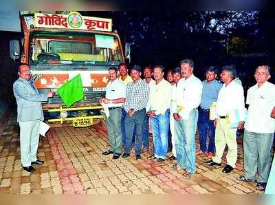 ಜಿಲ್ಲಾಡಳಿತದಿಂದ ಕೊಡಗಿಗೆ ಸಾಮಗ್ರಿ ರವಾನೆ