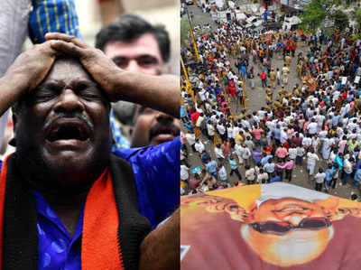 तमिलनाडु: करुणानिधि के निधन से लगा गहरा सदमा, 248 की मौत