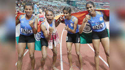 Asian Games :பெண்கள் 4x400 மீ தொடர் ஓட்டத்தில் இந்தியாவுக்கு தங்கம்