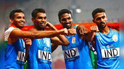 ஆண்கள் 4x400 மீ தொடர் ஓட்டத்தில் இந்தியாவுக்கு வெள்ளி